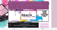 Desktop Screenshot of celectisbeaute.com